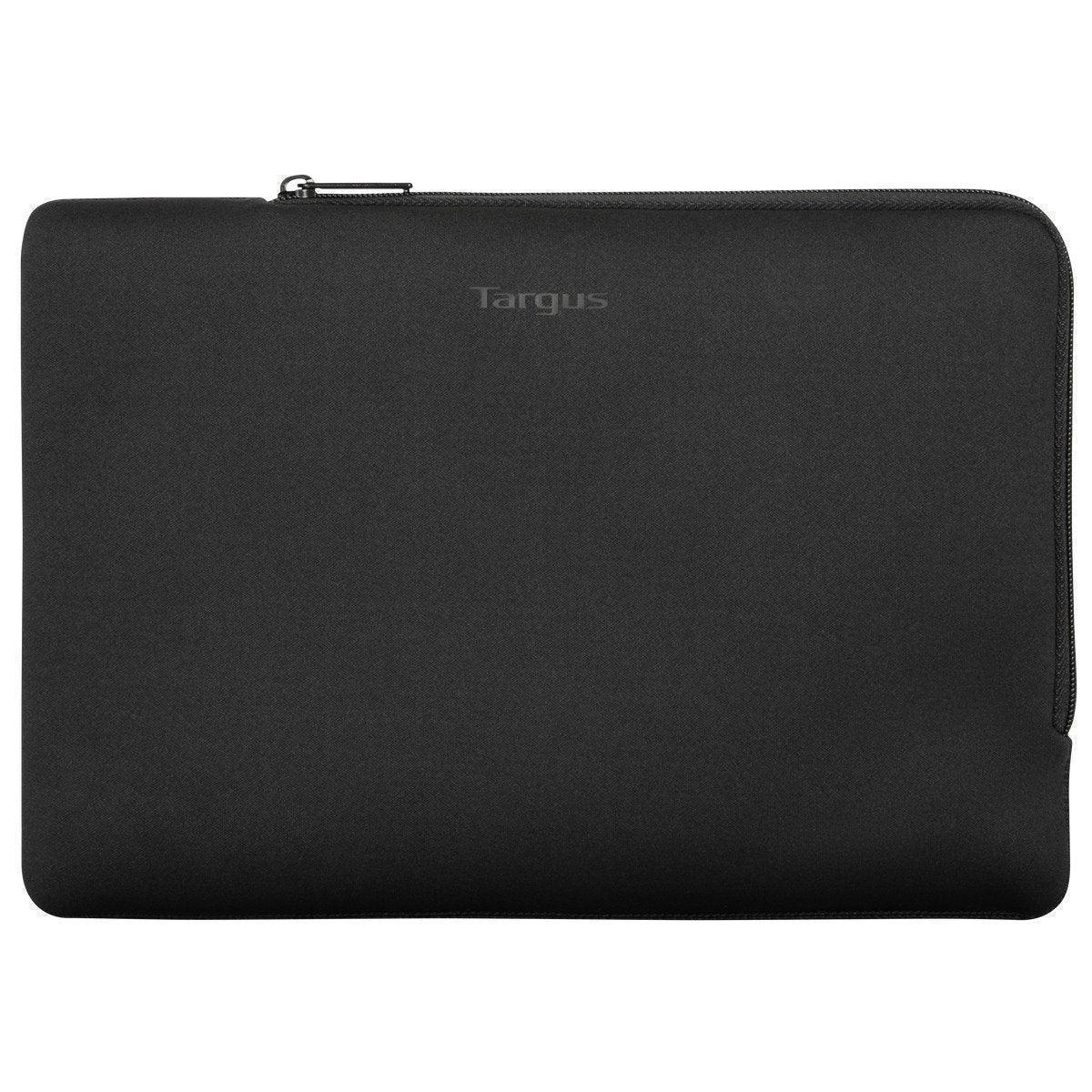 TARGUS - 11-12 ECOSMART MULTIFIT SLEEVE BLACK, FORM-FITTING DESIGN ADAPTS TO FIT 11-12” LAPTOPS, THIN AND LIGHTWEIGHT, PROTECTIVE NEOPRENE-LIKE EXTERIOR - Guards On Duty Shop & Security Guards
