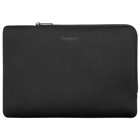 TARGUS - 11-12 ECOSMART MULTIFIT SLEEVE BLACK, FORM-FITTING DESIGN ADAPTS TO FIT 11-12” LAPTOPS, THIN AND LIGHTWEIGHT, PROTECTIVE NEOPRENE-LIKE EXTERIOR - Guards On Duty Shop & Security Guards