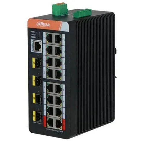 Dahua 20 Port Gigabit Managed Switch Guards On Duty Security