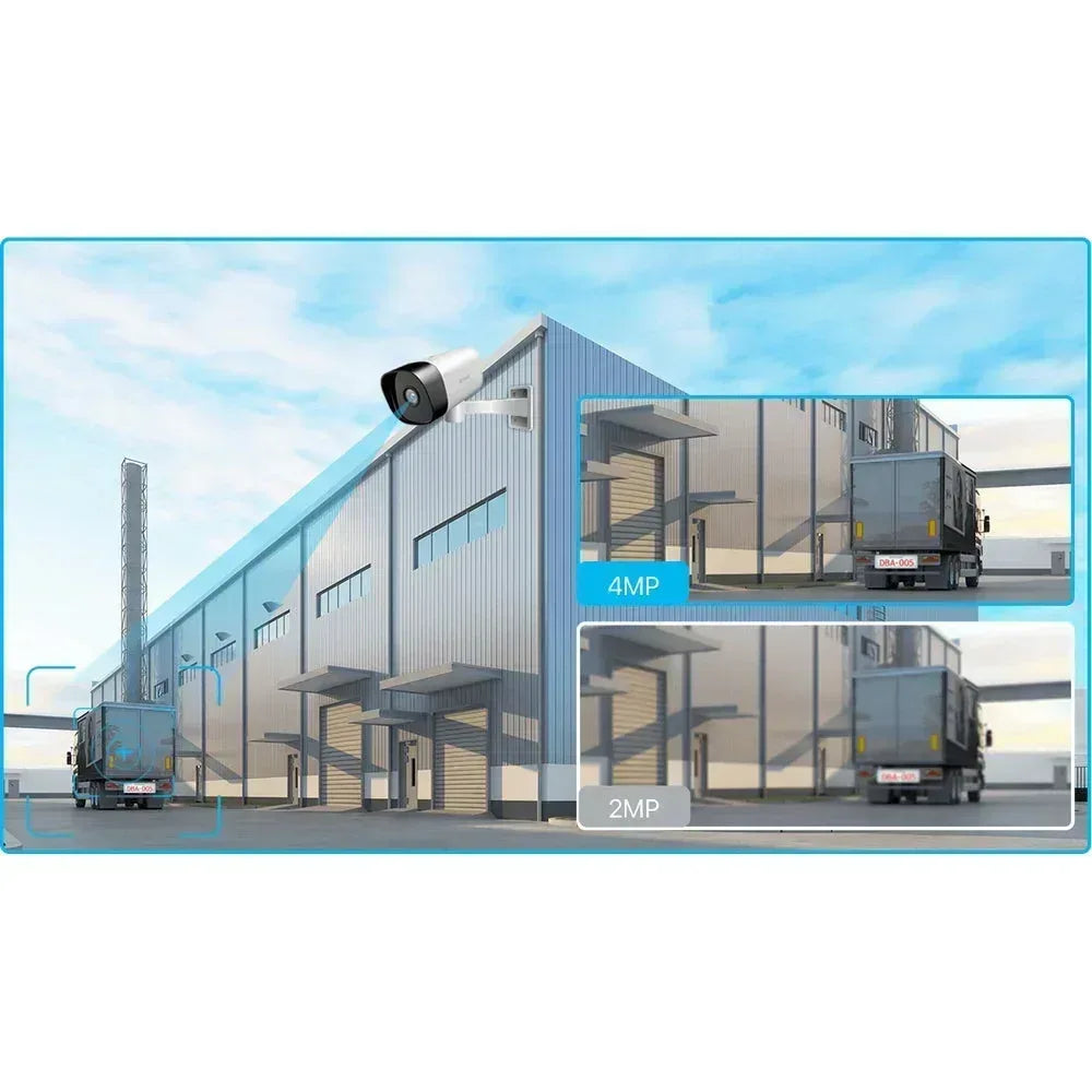 Tenda IT7-PRS 4MP HD PoE Bullet Security Camera Guards On Duty Security