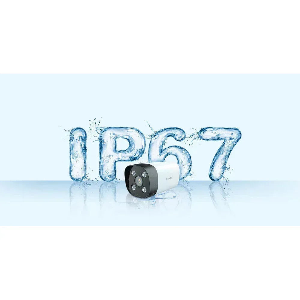 Tenda IT7-PCS 4MP PoE Full-Color Bullet Security Camera Guards On Duty Security