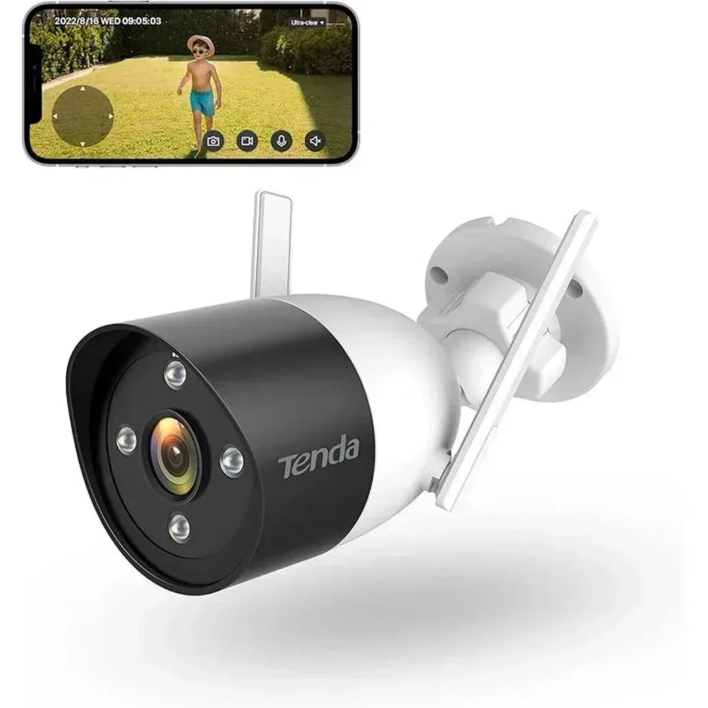 Tenda CT6-WCA 4MP 2mm Outdoor Wi-Fi Camera Guards On Duty Security