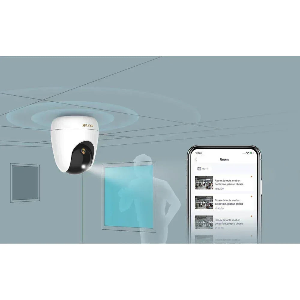 Tenda Indoor Home Camera Pan Tilt 4MP Guards On Duty Security