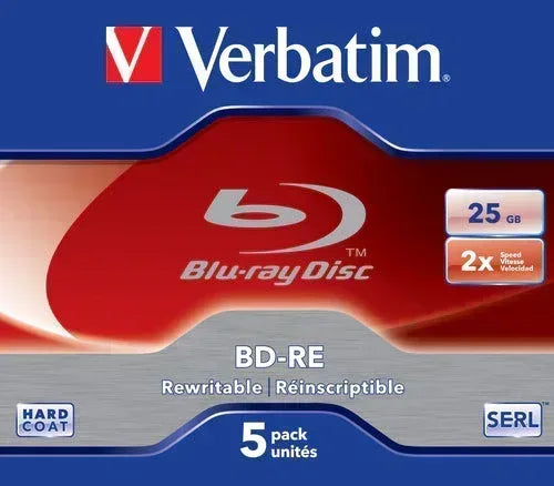 VERBATIM BD-R SL JC 5PK - Guards On Duty Shop & Security Guards