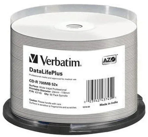 VERBATIM CD-R PRO PRINTABLE SPIN 50PK Guards On Duty Security