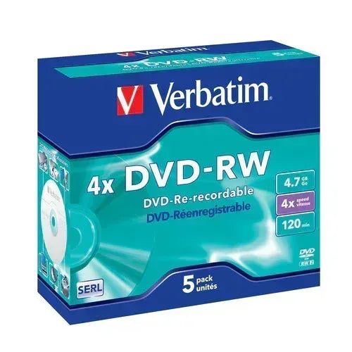 VERBATIM DVD-RW SL JC 5PK Guards On Duty Security
