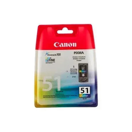 CANON-INK-CL-51 CLR-IP2200/IP6210D/IP6220D/MP150- YIELD 412 - Guards On Duty Shop & Security Guards