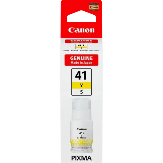 CANON-INK-GI-41S Y-G1420/ G2420/ G2430/ G2470/ G3420/ G3430/ G3470 - YIELD OF 4 400 - Guards On Duty Shop & Security Guards