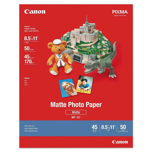 CANON MP-101- MATTE PHOTO PAPER, MP-101 A3 - 40 SHEETS MATTE PHOTO PAPER A3 - 40 SHEETS. 170GSM, 0.22MM THICK - Guards On Duty Shop & Security Guards