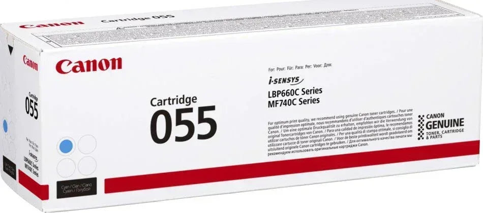 CANON-TONER- CRG 055 C LBP663CDW / LBP664CX / MF742CDW / MF744CDW / MF746CX - YIELD 2 100 - Guards On Duty Shop & Security Guards