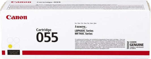 CANON-TONER- CRG 055 Y -LBP663CDW / LBP664CX / MF742CDW / MF744CDW / MF746CX - YIELD 2 100 - Guards On Duty Shop & Security Guards
