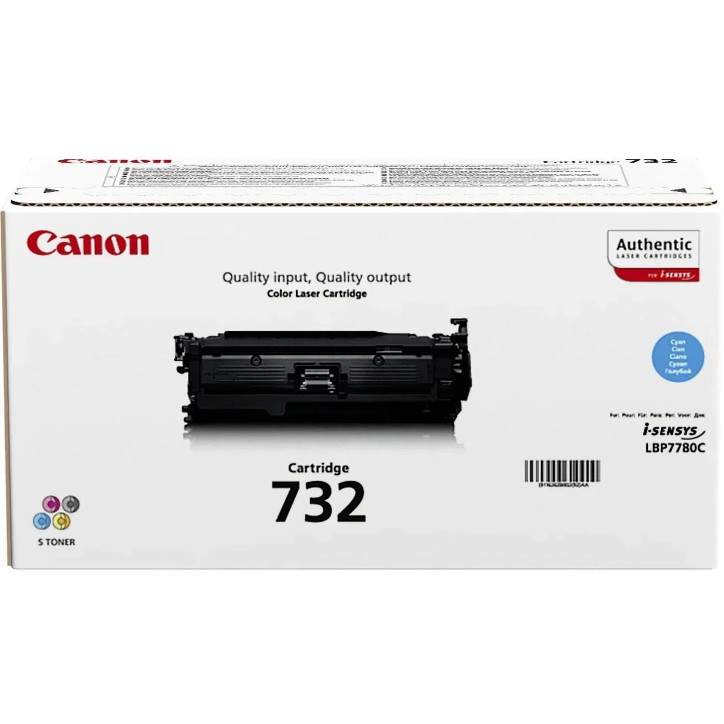 CANON-TONER-CRG 732 C-LBP7780CX - YIELD 6 400 - Guards On Duty Shop & Security Guards