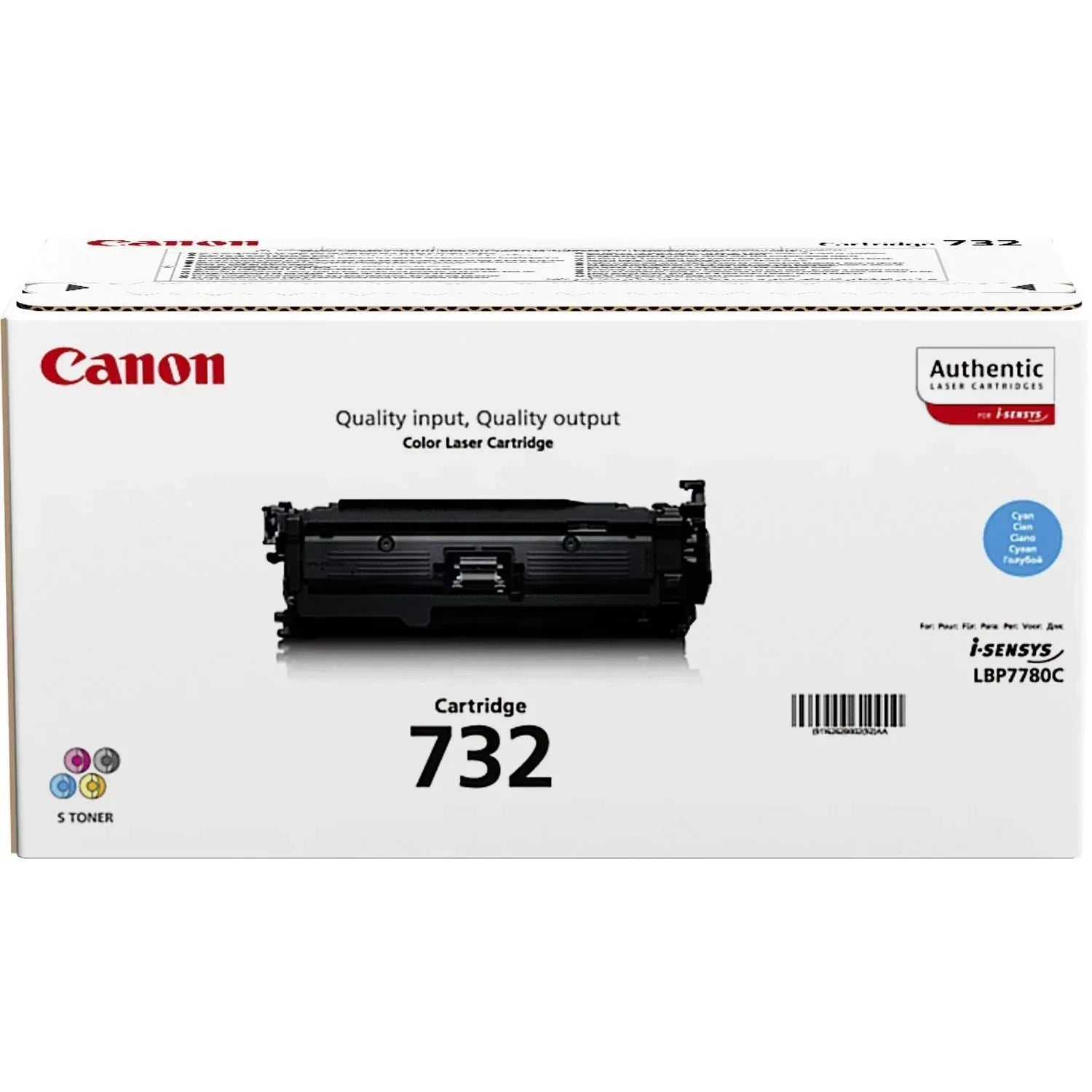 CANON-TONER-CRG 732 C-LBP7780CX - YIELD 6 400 - Guards On Duty Shop & Security Guards