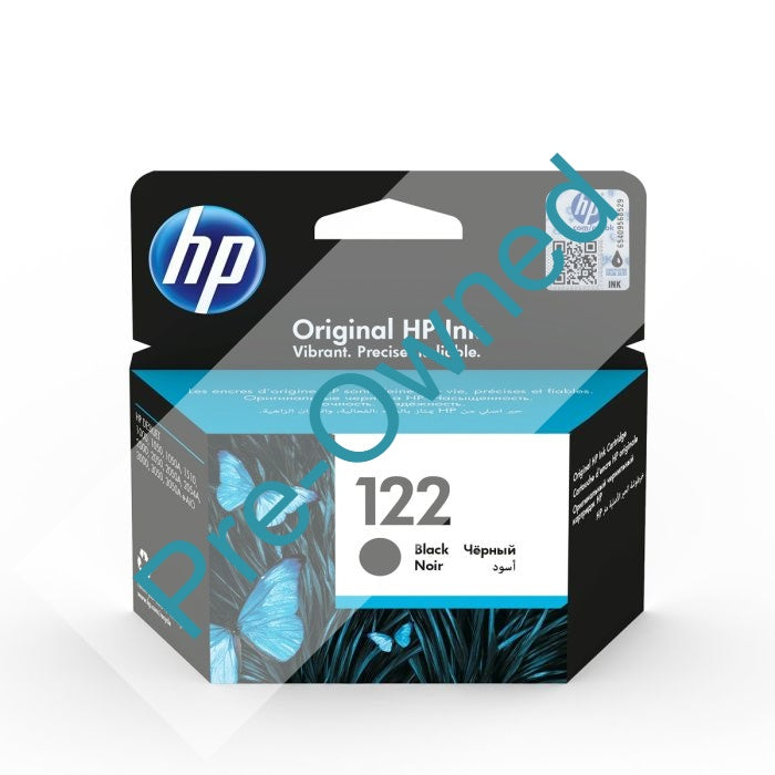 CPO HP 122 BLACK INK CARTRIDGE CPO - BOX OPENED/BOX DAMAGED - Guards On Duty Shop