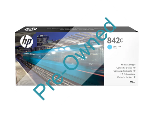 CPO HP 842C 775-ML CYAN INK CARTRIDGE CPO - BOX OPENED/BOX DAMAGED - Guards On Duty Shop & Security Guards