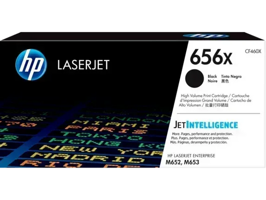 HP 656X HIGH YIELD BLACK ORIGINAL LASERJET TONER - Guards On Duty Shop & Security Guards