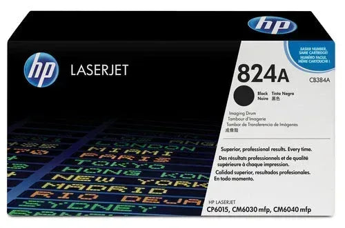 HP 824A COLOR LASERJET CM6040/CP6015 MFP BLACK IMAGE DRUM PRINTS APPROXIMATELY 35 000 PGS Guards On Duty Security