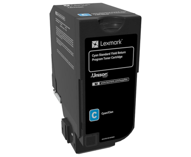 LEXMARK CS720,CS/CX725 CYAN RETURN 7K CARTRIDGE - Guards On Duty Shop & Security Guards