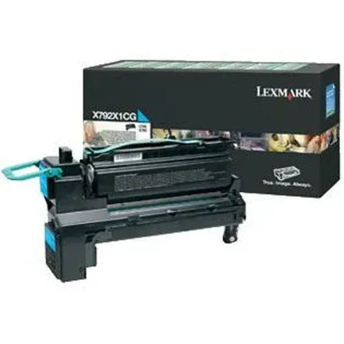 LEXMARK X792 CYAN CARTRIDGE TURN PROGRAMME PRINT CARTRIDGE- 20 000 PGS Guards On Duty Security