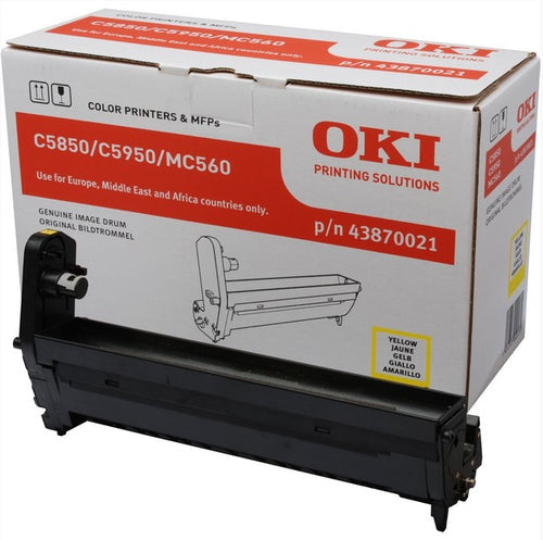 OKI (43870021) DRUM YELLOW - Guards On Duty Shop & Security Guards