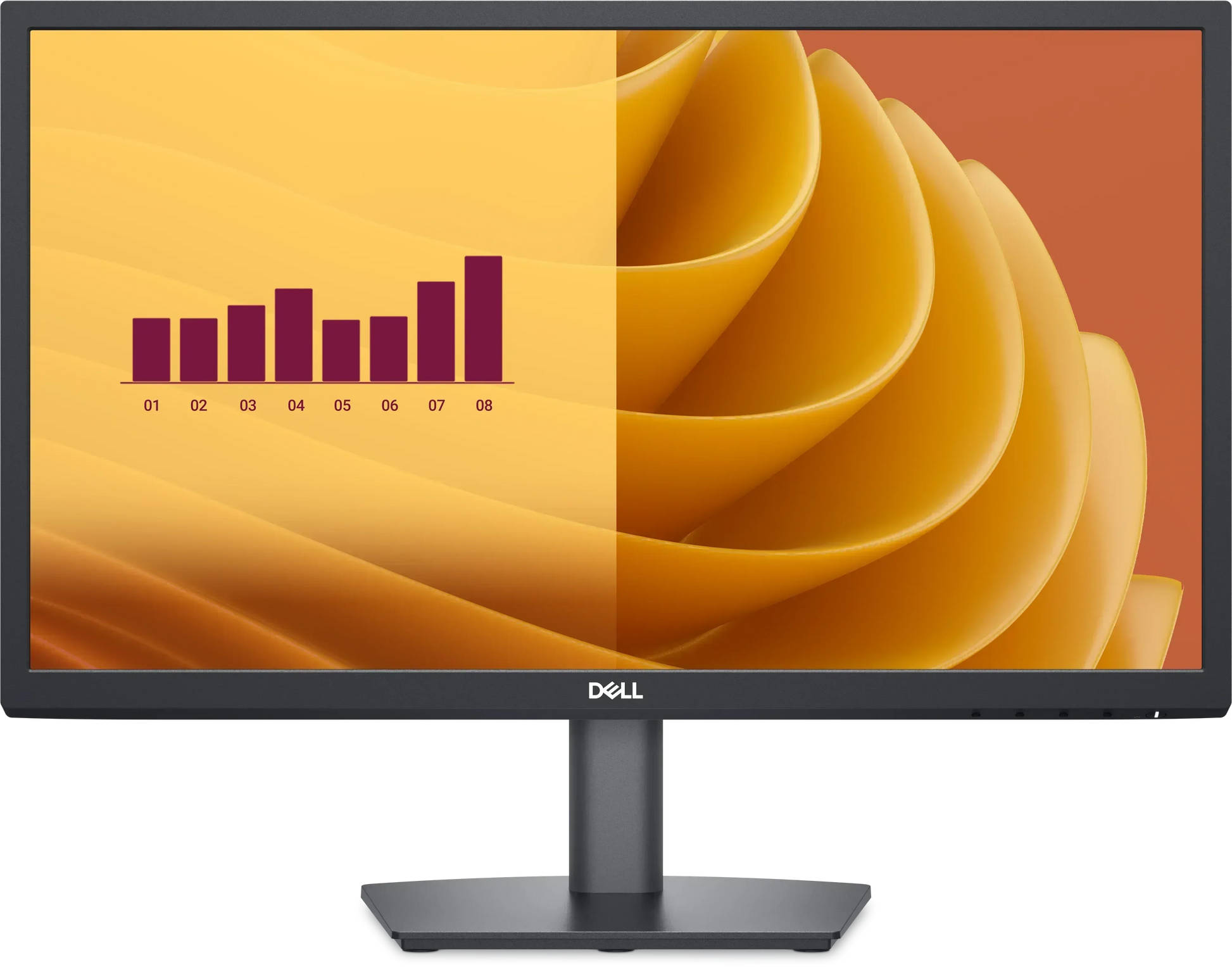 DELL 22 MONITOR - E2225H, 21" ,TILT, 1X DISPLAYPORT 1.2 (HDCP 1.4) (SUPPORTS UP TO FHD 1920 X 1080 75 HZ), 1X VGA (INCLUDES DP CABLE) - Guards On Duty Shop & Security Guards