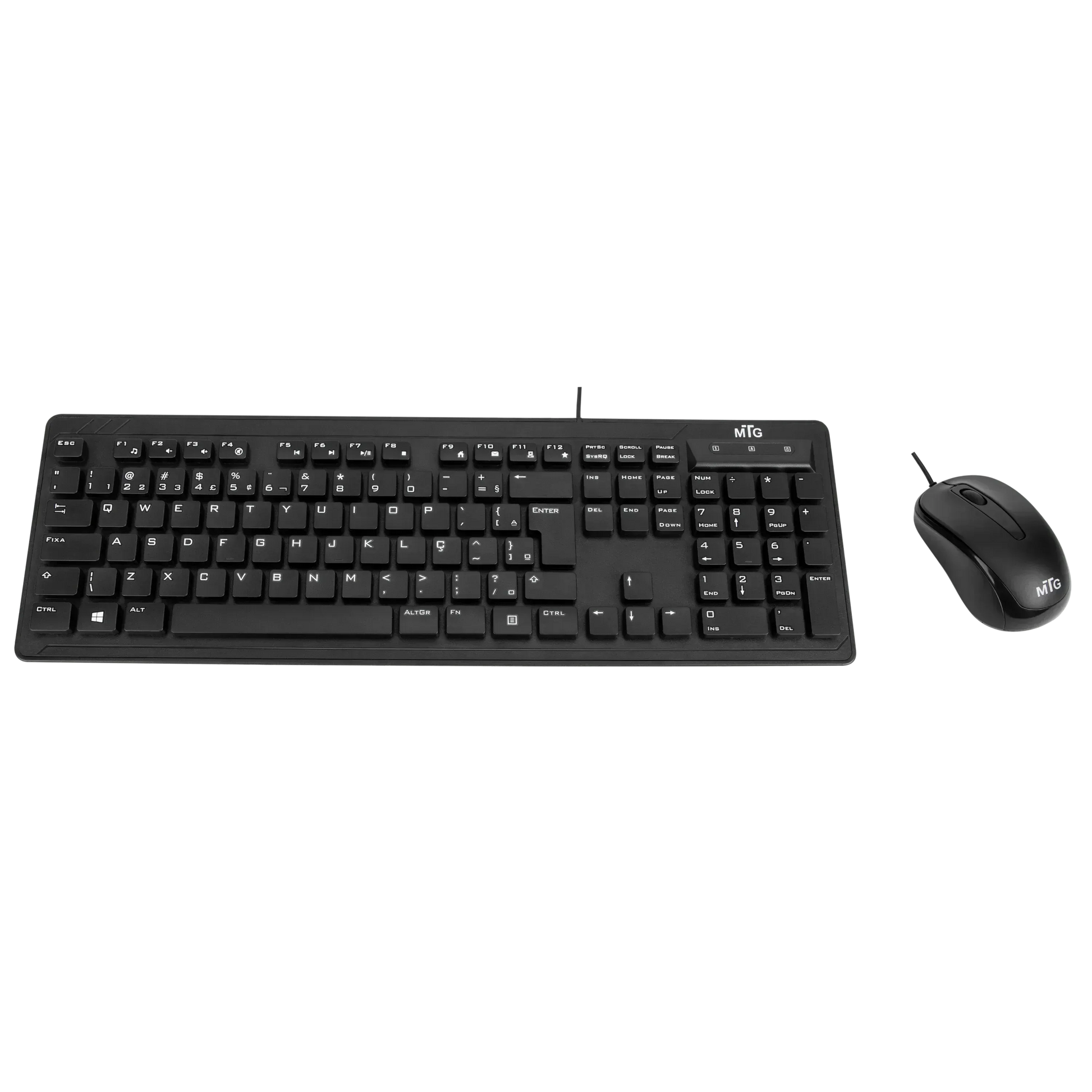 TARGUS MTG WIRED KEYBOARD & MOUSE COMBO SLIMLINE DESIGN KEYBOARD WITH KEYPAD, DEFENSEGUARD ANTIMICROBIAL PROTECTION*, MULTI-PLATFORM CONNECTIVITY - Guards On Duty Shop & Security Guards
