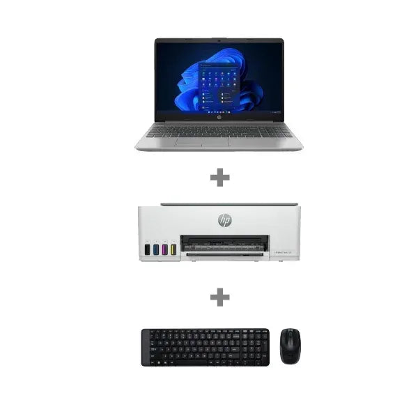 HP UMA CELERON N4500 + HP SMART TANK 580 + LOGITECH MK220 WIRELESS KEYBOARD MOUSE - Guards On Duty Shop & Security Guards