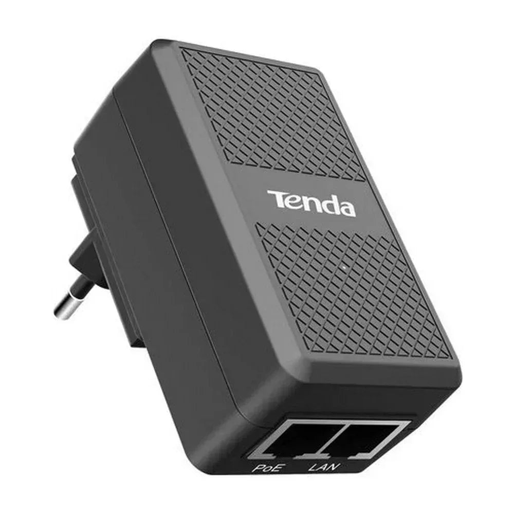 Tenda PoE Injector 15W Power Over Ethernet Adapter Guards On Duty Security