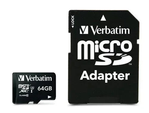 VERBATIM 64GB MICRO SDXC CLASS 10 PRO UHS-I - Guards On Duty Shop & Security Guards