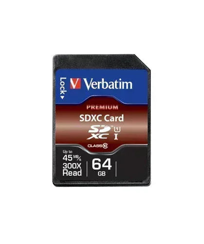 VERBATIM 64GB SD XC CLASS 10 - Guards On Duty Shop & Security Guards