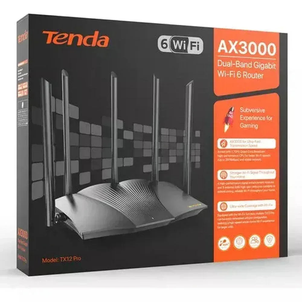 TENDA TX12 PRO V2.0 IS A DUAL-BAND GIGABIT WI-FI Guards On Duty Security