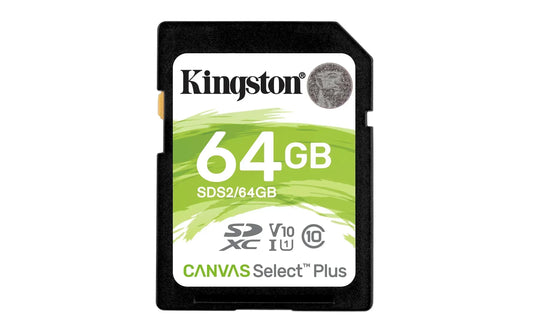 KINGSTON 64GB SDXC CANVAS SELECT PLUS 100R C10 UHS-I U1 V10 Guards On Duty Security