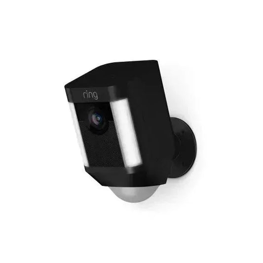 RING SPOTLIGHT CAM PLUS BATTERY - BLACK - Guards On Duty Shop & Security Guards