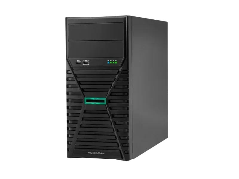 HPE PROLIANT ML30 GEN11 E-2414 2.6GHZ 4-CORE 1P 16GB-U 4LFF-NHP 350W PS SERVER - Guards On Duty Shop & Security Guards