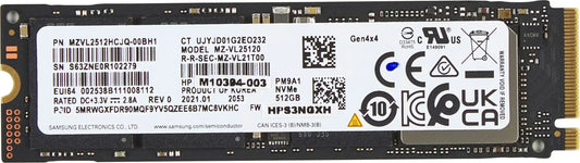 HP 512GB PCIE-4X4 NVME M.2 SOLID STATE DRIVE - Guards On Duty Shop & Security Guards