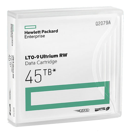HPE LTO-9 ULTRIUM 45TB WORM CUSTOM LABELED 20 DATA CARTRIDGES WITH CASES - Guards On Duty Shop & Security Guards