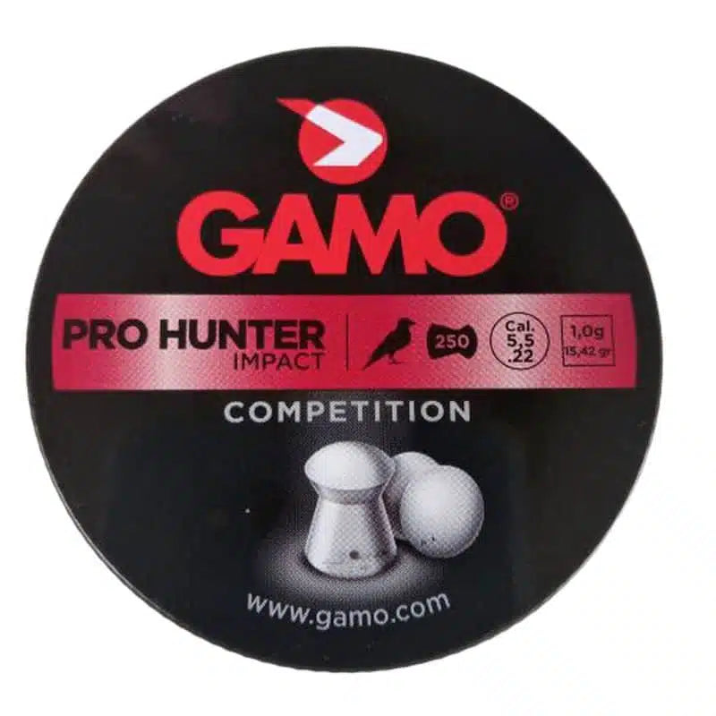 Gamo Pro-Hunter Pellets – 5.5mm (Pack of 250) Bulk Buy X 10 Tins - Guards On Duty Shop