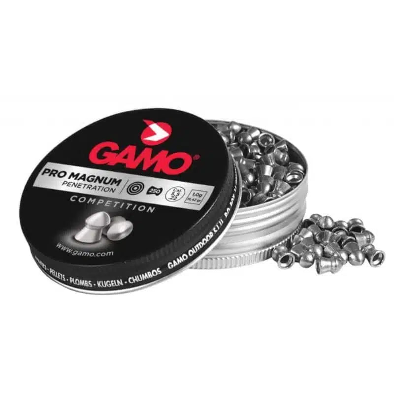 Gamo Pro-Magnum Pellets – 5.5mm (Pack of 250) Bulk Buy X 10 Tins - Guards On Duty Shop