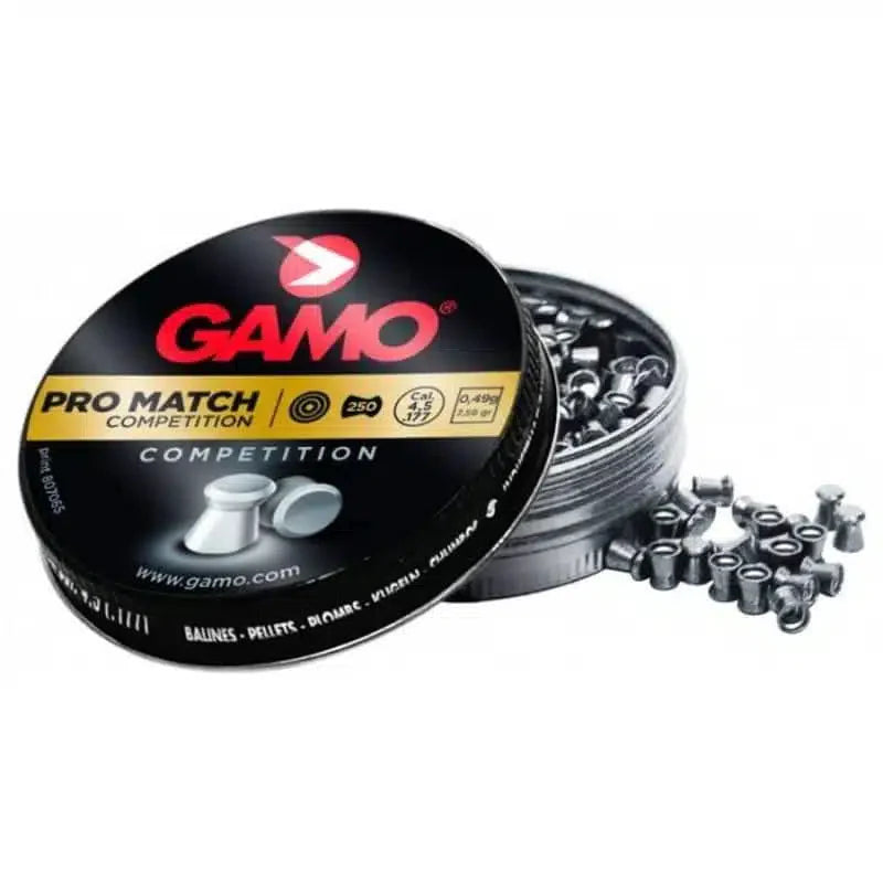 Gamo Pro Match Pellets – 4.5mm (Pack of 250) Bulk Buy X 10 Tins - Guards On Duty Shop & Security Guards