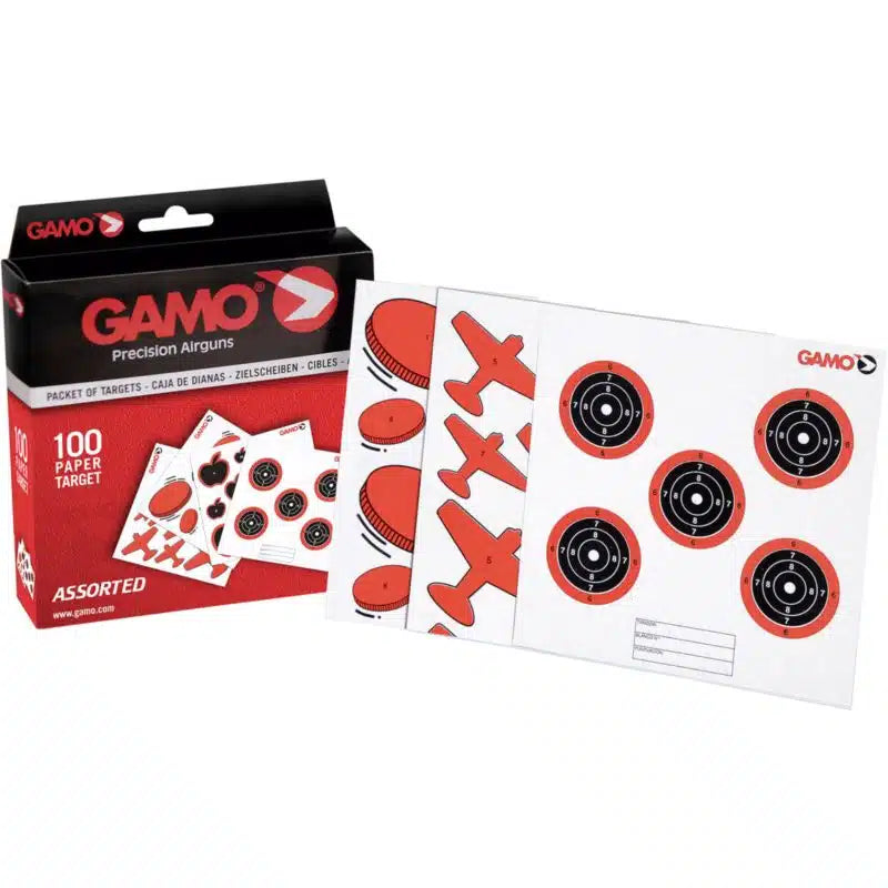 Gamo Assorted Targets (Pack of 100) - Guards On Duty Shop