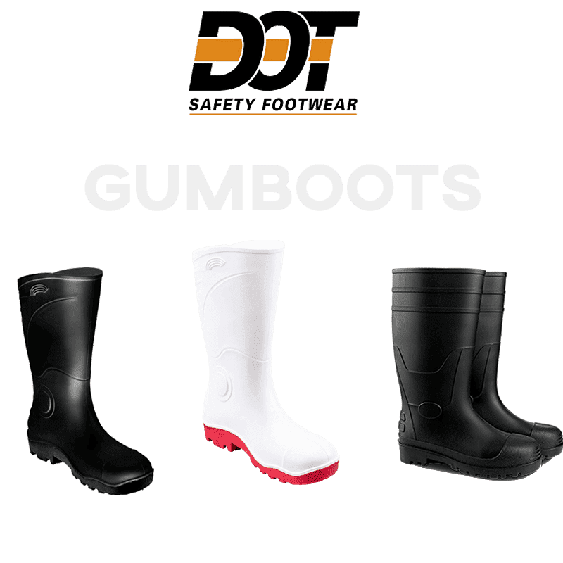 General Purpose Jobber Black Gumboots Sizes 5-12