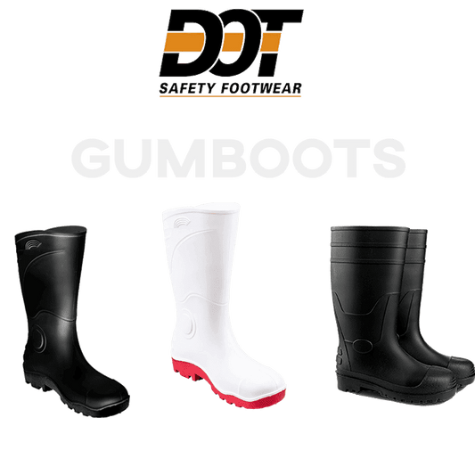 General Purpose Jobber Black Gumboots Sizes 5-12