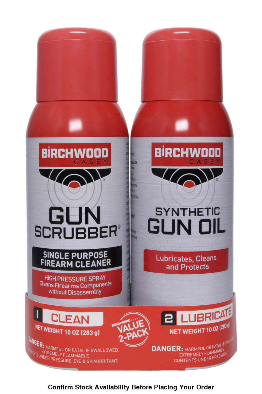 Gun Scrubber & Synthetic Gun Oil Aerosol Combo Pack