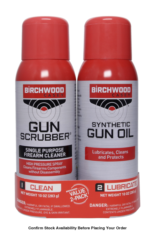 Gun Scrubber & Synthetic Gun Oil Aerosol Combo Pack
