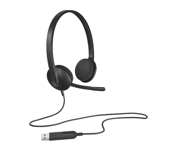 Logitech H340 USB Headset with Noise Cancelling Mic
