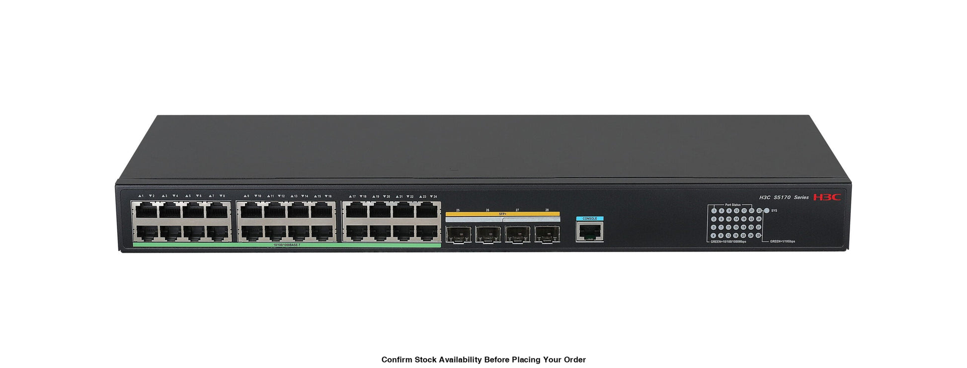 H3C S5170-54S-PWR-EI L2 ETHERNET SWITCH WITH POE - Guards On Duty Shop