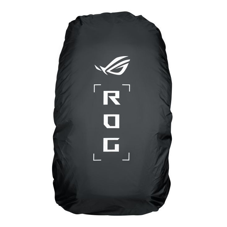 ASUS BP3800 ROG ARCHER ERGOAIR Backpack|40l Storage|Up to 18 inch|Heavy duty breathable foam backrest padded|Black|Tech pouch fo