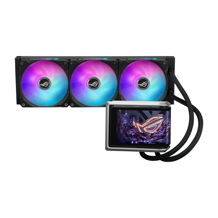 ASUS Cooler Water block dimention: 133X105X123 mm. Radiator Dimension:394x140x32mm. Intel: LGA 1700; 1851. AMD: AM5;AM4