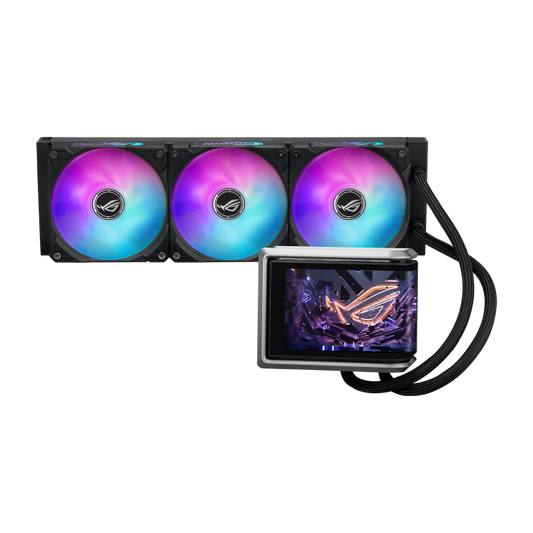 ASUS Cooler Water block dimention: 133X105X123 mm. Radiator Dimension:394x140x32mm. Intel: LGA 1700; 1851. AMD: AM5;AM4