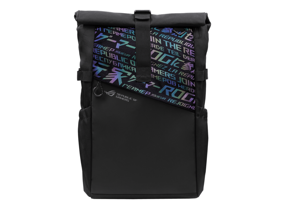 ASUS BP4701 ROG Backpack|Fits up to 17 inch laptops|Water-repellent polyester material|Bold holographic cyber-text with reflecti